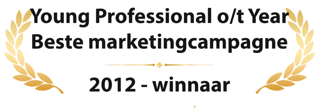 Frank van Wessel - Young Professional of the Year - Beste Marketingcampagne - 2012 - winnaar